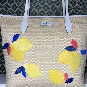 kate spade lemon zest novelty tote